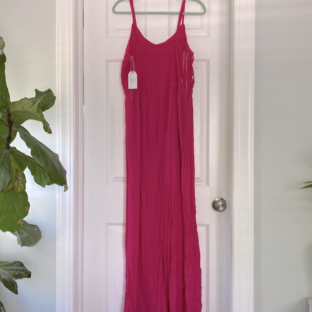 New With Tags - magenta Crochet Maxi Dress XXL / 20 / 2X - Picture 5 of 7